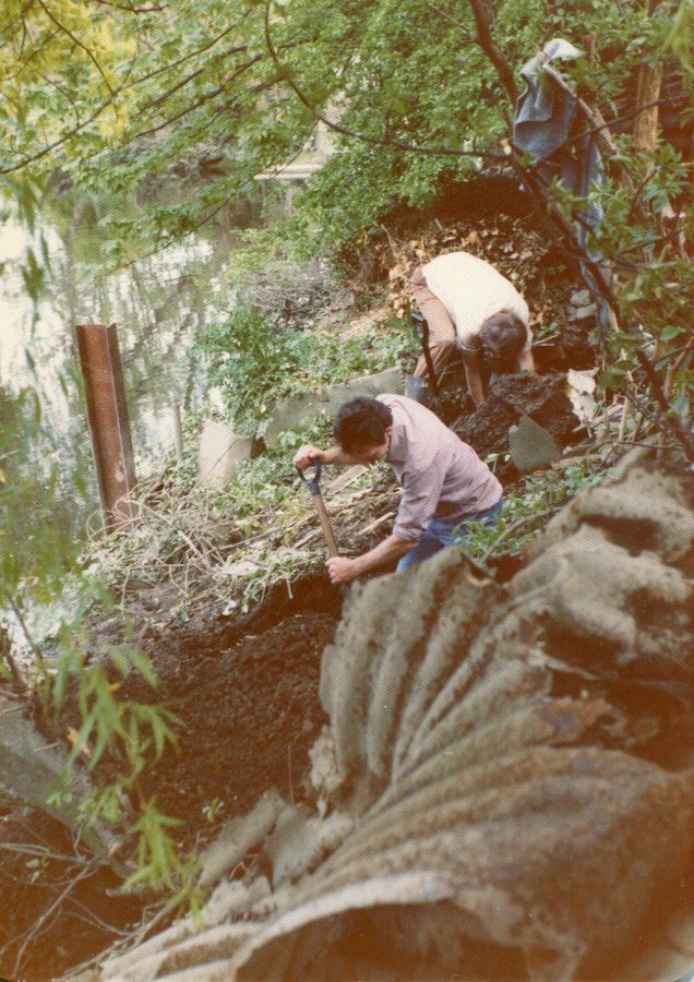 01 building river wall & slipway 1976